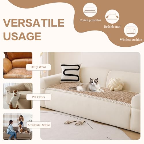 Couch Cover for Dogs Washable Non Slip Sofa Covers for Pets, 27.6"x70.9" - image 5