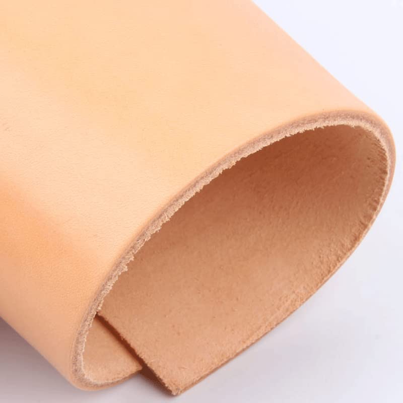 3mm d'épaisseur en Cuir véritable Tissu Vintage Peau de Vache Tannage végétal Cuir Artisanat véritable Peau de Vache Tan Pleine Grain pièces Bande