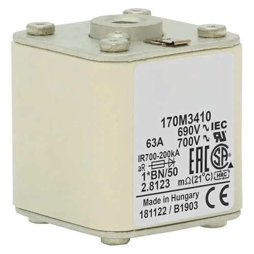 Fusible 170M3411 pour armoire électrique industrielle et maintenance usine