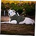 Mikikit Dog Calming Hoodie Jacket Soft Elastic Pet Vest for Travel and Separation Thunderstorm Relief Stylish Design