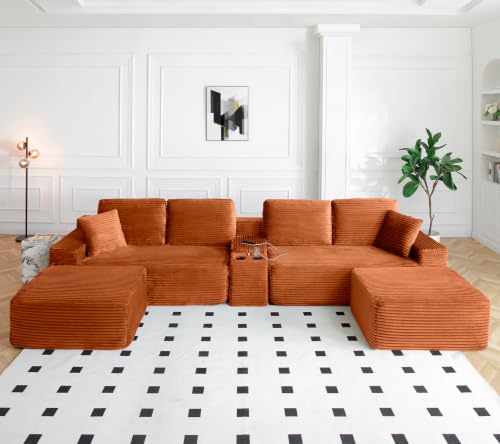 Oversized Sectional with USB Console