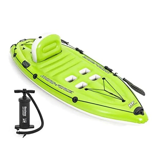Bestway - Kayak Hinchable Hydro-Force Koracle 270 X 100 Cm Individual Con Remo Y Bomba