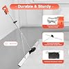 Concrete Vibrating Tool, Power Screed Concrete Finishing Vibra Tool +59 Inches Stainless Steel Board, Concrete Screed Vibratory Kit With Brushless Motor, Concrete Finishing Tool, 6000RPM
