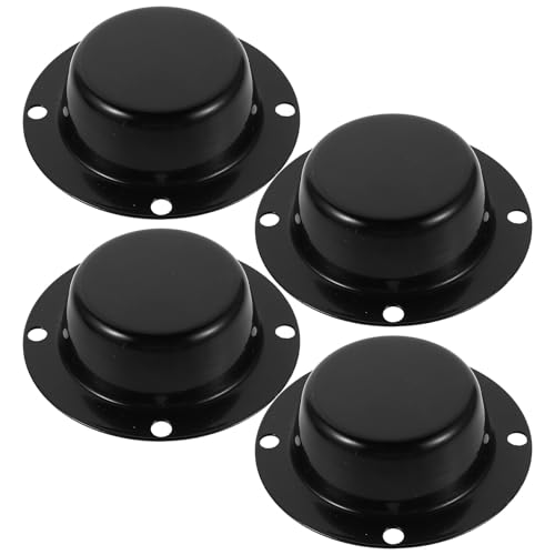 Cache-moyeux pour chariot élévateur noir lot de 4 capuchons anti-poussière de roue
