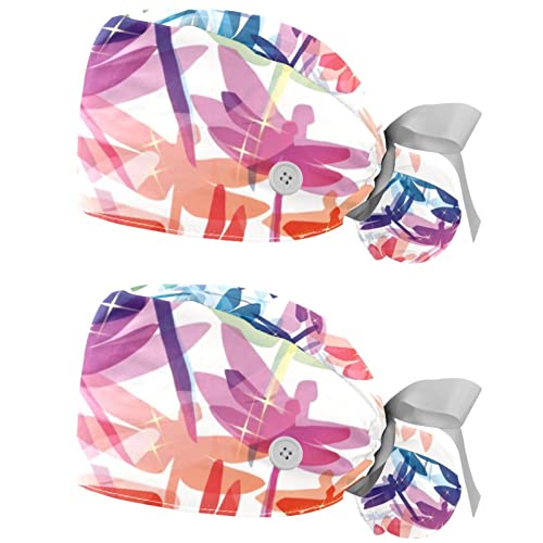 Chapeaux de travail libellule JDEZ casquettes bouffantes respirantes hommes femmes
