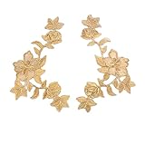 apliques para vestidos Regalo único: bordado detallado, exquisita y de colores brillantes. Sería un regalo perfecto para tus familiares o amigos que aman las rosas.