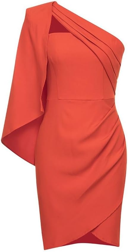 JSEIAJB Fall and Winter Irregular Sleeveless Fluttering Slimming Dresses for Women