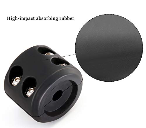 Rubber Winch Stopper For Cable. Truck Utv Atv Winch Cable Stopper, Protects Towing Hook, Synthetic Rope, Cable Line From Wear Or Damage Fairlead, Hawse, Bumper. Quick Installation With Tools. Black. #TOP7