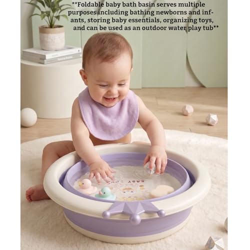 Image of Safe-O-Kid Baby Bath Essentials Kit | 1 Baby Bath Cushion, 1 Hooded Bath Towel, 1 Adjustable Shampoo Shower Cap & Foldable Baby Wash Basin | Newborn & Infant Bath Care Combo - Assorted