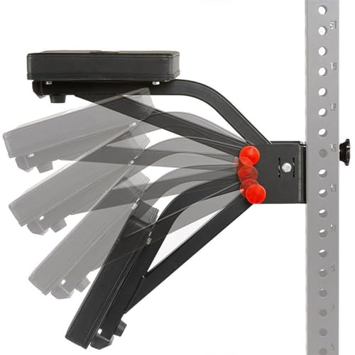 Squat Rack Attachment - Verstellbare Winkel Achsenpolster für Brust oder Rücken Unterstützung - Rudertrainer Fitnessgerät