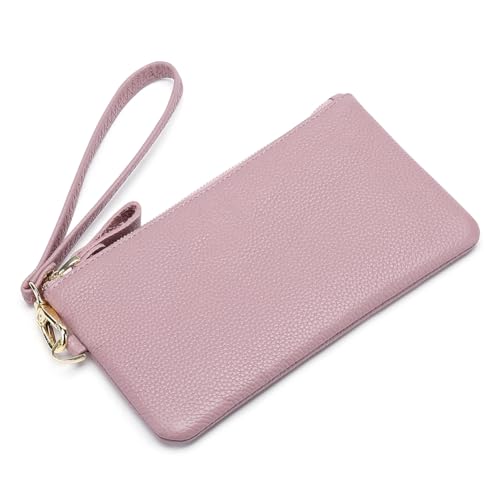 GOIACII Women's Wristlet Clutch Slim Leather Wallet RFID Blocking Handbag - Thumbnail 6