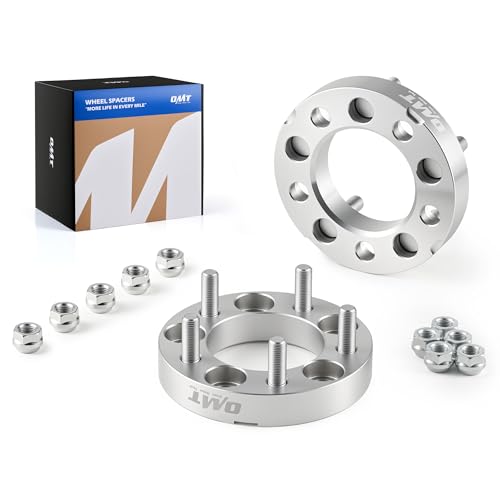 Orion Motor Tech 5x4.5 Wheel Spacers 1 Inch Spacers with 1/2-20 Studs Compatible with Jeep Wrangler TJ YJ Grand Cherokee Ford Explorer Mustang Ranger 82.5mm Center Bore Wheel Spacer Kit Set of 2