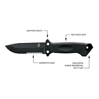 Vista 2 de Gerber LMF II 22-41629 cuchillo de Infantería, negro