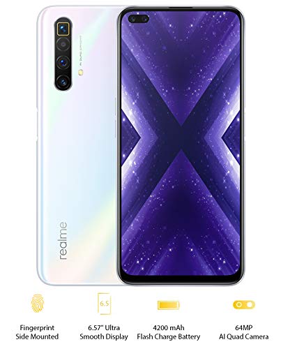 realme X3 Super Zoom, Arctic White, 12GB+256GB, 6.57” 120Hz Screen, 4200 mAh Battery with 30W Dart Charge, Sim Free Smartphone, UK Plug and Full UK Warranty