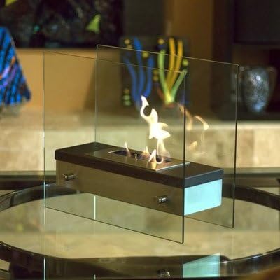 Bundle-26 Ardore Tabletop Bio Ethanol Fuel Fireplace (3 Pieces) Fuel Containers: 6