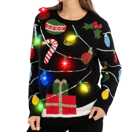 Image for Holiday String of Lights Sweater