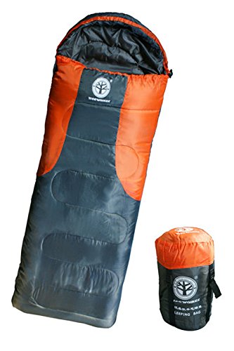 Soft Comfort All Season Fleece Camping Sleeping Bag Fits Adult Up To 7', Temp Range 50-78F. #TOP25