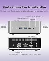 Reatan X8 mini PC, mit AMD Ryzen AI 9 HX470 Crucial 48GB DDR5 1TB SSD – Ansicht 6