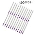 Beaupretty 100pcs Fiberglass Nail Tips for Manicure Art Easy Application Extended Fiber Nail Extensions and Shape for Salon Home Use
