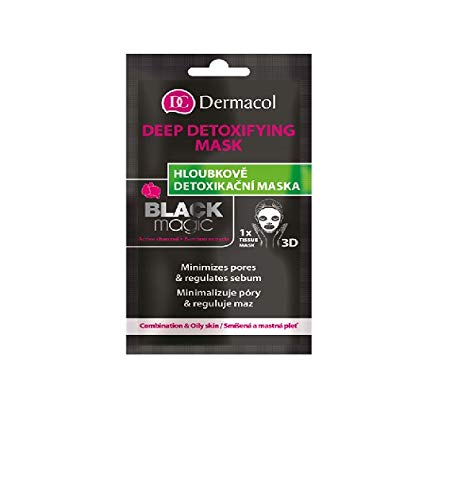 Dermacol3D Tissue Detoxifying Mask Black Magic