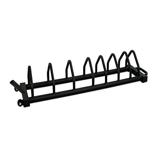 Rastrelliera Porta Dischi Bumper Orizzontale Toorx Con Ruote