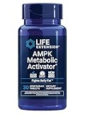 Life Extension AMPK Metabolic Activator*, Hesperidin, G. pentaphyllum, Fight unwanted Belly Fat, Target Overall Fat, Gluten-Free, Vegetarian, 1-Daily, Non-GMO, 30 Tablets