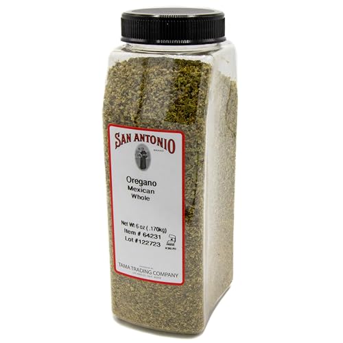 San Antonio 6 Ounce Premium Dried Whole Mexican Oregano Leaves,