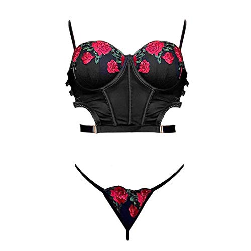 Soutiens-gorge dentelle galbant et corset top avec porte-jarretelles réglable