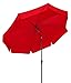 Produktbild Doppler Absolut wetterfester Gartenschirm Sunline 150 rot, UV-Schutz 50 Plus und Knicker,