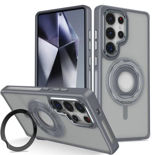 Étui de téléphone givré Samsung Galaxy S24 protection robuste et design épuré gris