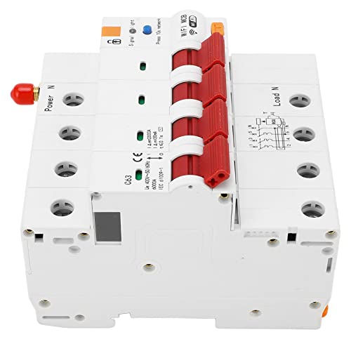 Intelligent Circuit Breaker, Ac400V 63A Anti Interference Wide Compatibility Wifi Circuit Breaker Remote Control For Irrigation Farm #TOP3