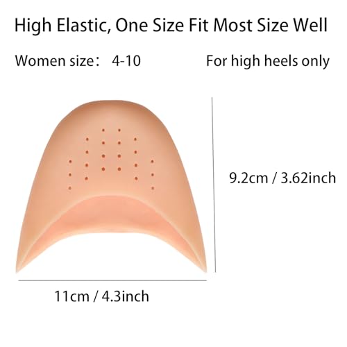 Image of Silicone Toe Protectors for High Heel, Toe Pads, Gel Toe caps