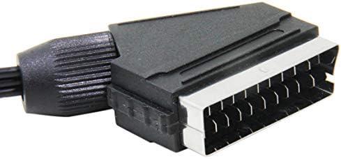 Scart to 3.5mm, Ancable 1.4m 3.5mm Mini Jack to Scart Cable for TV, Headphone and Speaker