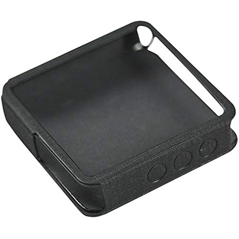 Protective Case for HiBy R2 Portable Hi-Res Music Player Palm-sized HiFi Lossless MP3 Player - Black Cover