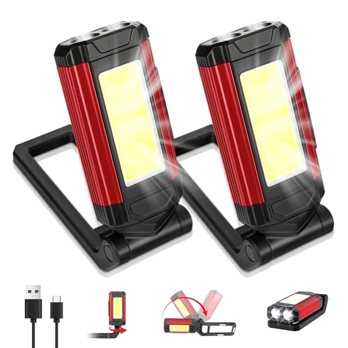 aquota Led Werkstattlampe Arbeitsleuchte Aufladbar - 2800mAh Taschenlampe...