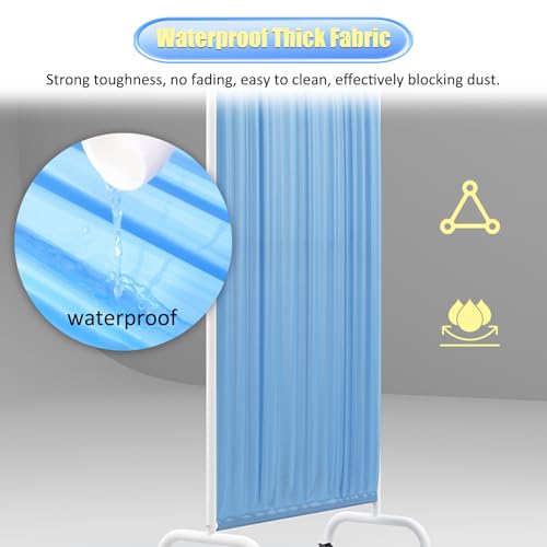 Séparateur de pièce pliable pour structurer un grand salon ouvert ou un studio de façon nomade