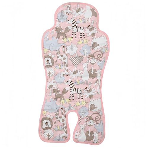 Qztuory ベビーカーアイスビーズ冷却パッド :冷却シート&接触冷感|90%車種対応 - 防水加工|チャイルドシート 暑さ対策|ベビーカーマット (デザインC)