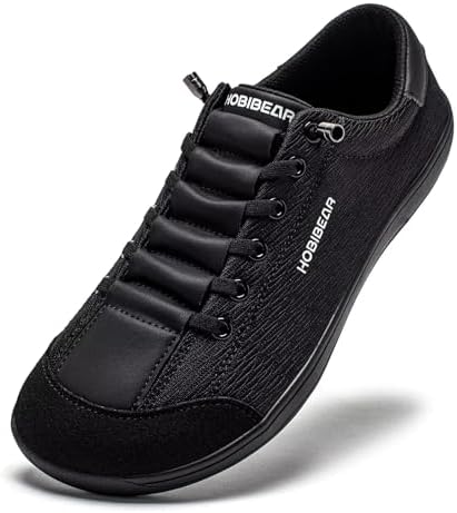 HOBIBEAR Unisex Breite Barfuss Schuhe Damen Herren | Zero Drop| Schlichte leichte und Bequeme Sportschuhe