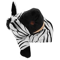 BESPORTBLE Cartoon Zebra Pattern Hand Puppet Plush Animal for Soft Training Puppet for Parent Interactive Early Education and Imaginative Role Play Reusable Boys