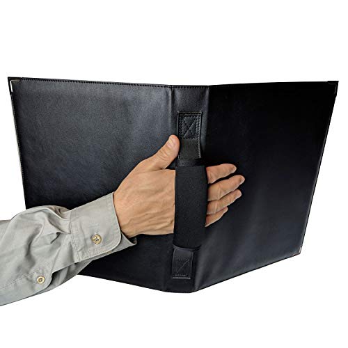 Msp Professional 3 Rings Portfolio Organizer, Music Choral Folder With, Handle, Detachable Strap And Bonus Item: Plastic Strip Magazine Holders- Black (Msp-210S) (Msp-210S _ 9.5" X 12.5") #TOP5