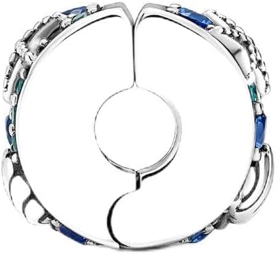 Lkwrideiny Tropical Starfish & Shell Clip Charm 925 Sterling Silver Pendant,Jewelry Beads Gifts for Women Bracelet&Necklace - Image 3