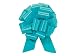 TURQUOISE BLUE Pull String Bows - 5.5" Wide 20 Loops (1 & 7/8" ribbon) Set of 10