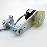 CALT GHW38 Roller Polyurethane Wheel Length Position Meter Measuring Pulse Rotary Encoder Steel Mounting Spring Bracket for Lift Rail (1000PPR200mm)
