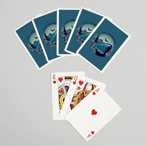 Baraja de Poker Vail Colorado 52 Cartas Adultos miniatura 7