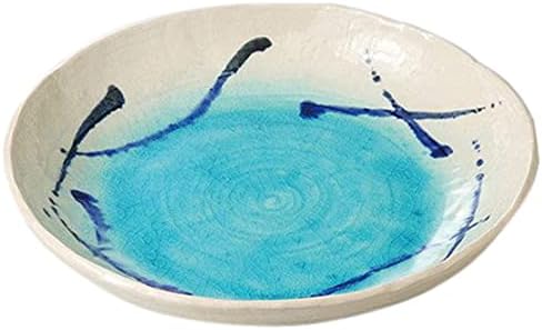 Set of 10, Ryosai Sashisashi Moribot, 11.8 x 11.6 x 1.8 inches (30 x 29.5 x 4.5 cm), 42.2 oz (1,200 g), Serving Plate, Restaurant, Commercial Use, Japanese Tableware, Restaurant