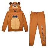 Bioworld Five Nights At Freddy’s Freddy Fazbear Boy’s 2-Pack Cosplay Zip Front Hoodie & Joggers Set-8