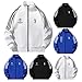 ユヴェントス パーカー コート ジャケット服 ジッパー付き ロングコート 長袖 ジャケット サッカーウェア 上着 大人用 日常着 防風アウター カジュアルトップス 春秋冬用 運動 通勤 学生 男女兼用