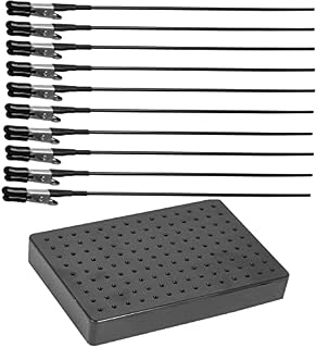 Spray Paint Clamps,Airbrush Holder Clamp,Model Making Tool,Painting Stand Base & 20 Pcs Alligator Clip Holder Stand for Hobby Modeling DIY Memo, Photo, Card