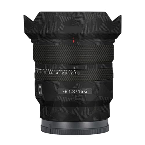 Autocollant objectif Sony FE 16mm F1.8 G anti-rayures wrap protection lentille photo