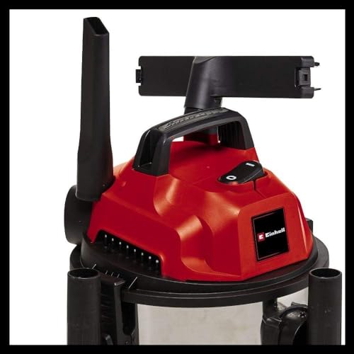 Einhell Nass-Trockensauger TC-VC 1820 S (1250 Watt, Edelstahlbehälter 20l, Blasanschluss, 4 Rollen,...